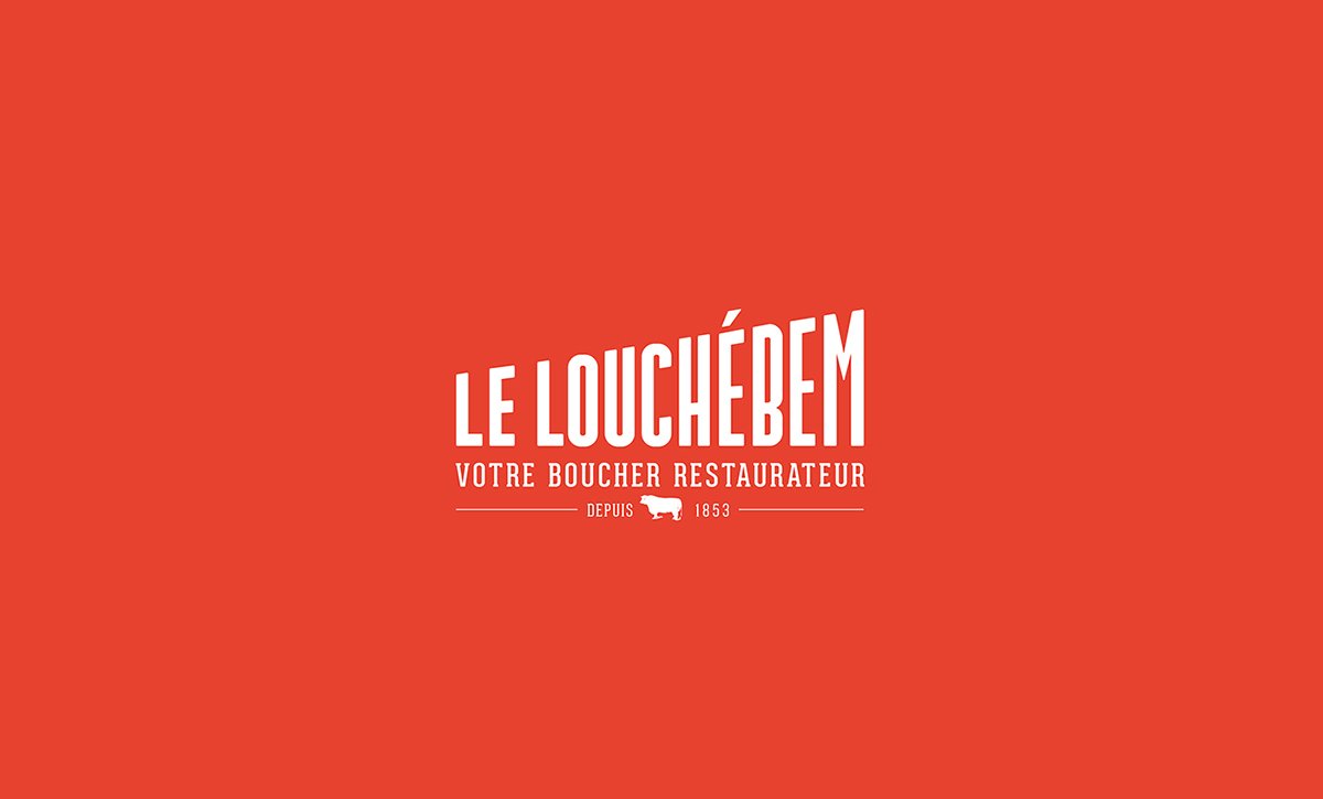 深圳品牌設計  深圳品牌策劃  Louchebem巴黎牛肉批發(fā)品牌形象設計  標志設計