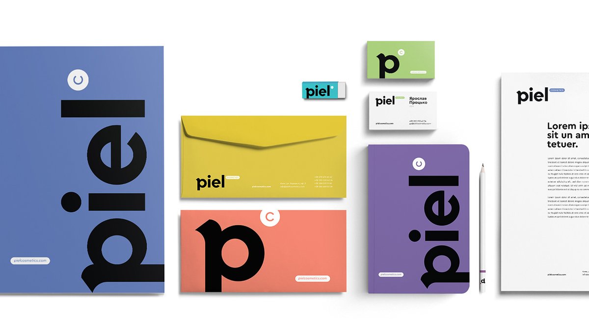 Piel Cosmetics 化妝品品牌vi設計——企業形象升級策劃案例，vi設計，視覺形象設計，化妝品品牌vi設計，化妝品vi設計，品牌vi設計，vi品牌策劃，深圳vi設計，左右格局