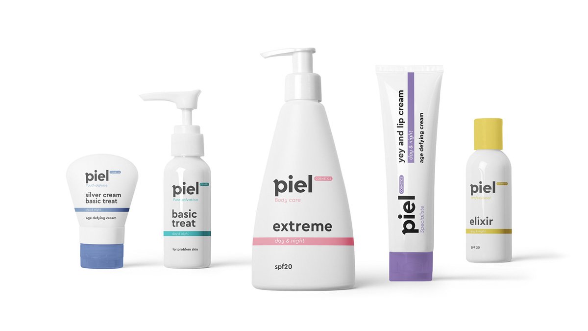 Piel Cosmetics 化妝品品牌vi設計——企業形象升級策劃案例，vi設計，視覺形象設計，化妝品品牌vi設計，化妝品vi設計，品牌vi設計，vi品牌策劃，深圳vi設計，左右格局