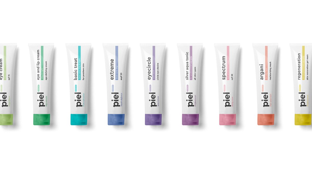 Piel Cosmetics 化妝品品牌vi設計——企業形象升級策劃案例，vi設計，視覺形象設計，化妝品品牌vi設計，化妝品vi設計，品牌vi設計，vi品牌策劃，深圳vi設計，左右格局