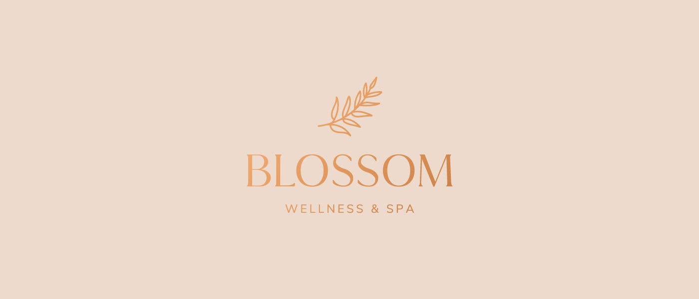 Blossom現代水療中心品牌VI設計——優雅浪漫的品牌塑造，水療品牌VI設計，品牌視覺設計，深圳VI設計，左右格局