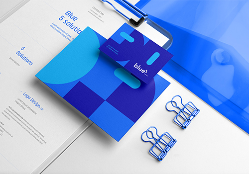 Blue 5 Solutions 網(wǎng)絡(luò)科技機構(gòu)品牌VI視覺設(shè)計