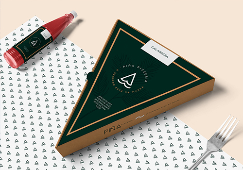 意大利傳統(tǒng)披薩店（食品）vi設計和logo設計— 深圳vi設計左右格局